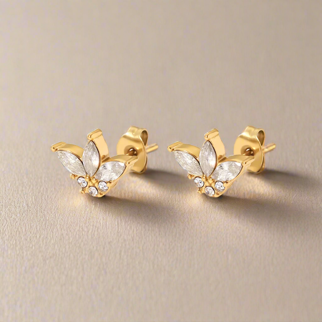Crown Stud Earrings