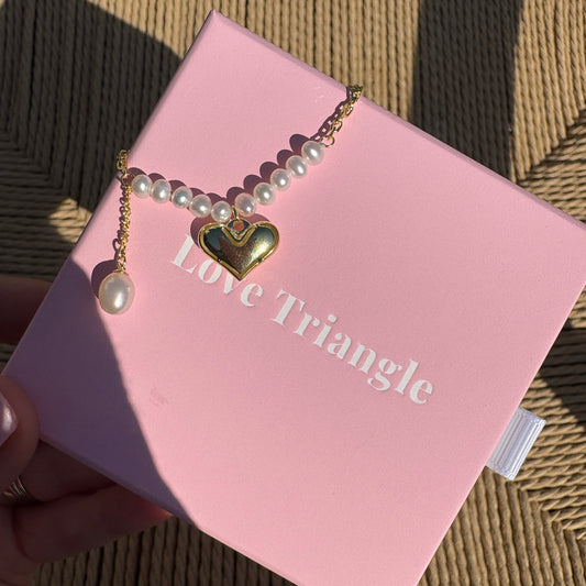 Sweet Heart & Pearl Bracelet